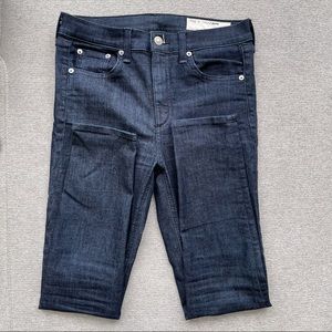 Rag & Bone High Rise Ankle Skinny Jeans